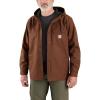 Carhartt Men’s Rain Defender Relaxed Fit Heavyweight Hooded Shirt Jac(Mocha Heather)