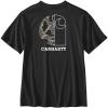 Carhartt Men’s Relaxed Fit Lightweight Short-Sleeve Pocket Camo Graphic T-Shirt(Black)