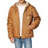 Carhartt Men’s Relaxed Fit Washed Duck Sherpa-Lined Jacket(Carhartt Brown)