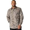 Carhartt Men’s Rugged Flex Relaxed Fit Canvas Fleece-Lined Shirt Jac(Khaki Vintage Camo)
