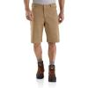 Carhartt Men’s Rugged Flex Relaxed Fit Canvas Utility Work Short(Dark Khaki)