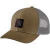 Carhartt Mens Rugged Flex Twill Mesh-Back Logo Patch Cap(Dark Khaki)