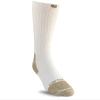 Carhartt Men’s SB5552M Midweight Cotton Blend Steel Toe Boot Sock 2-Pack(Carhartt White)