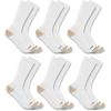 Carhartt Men’s SC1156M Midweight Crew Sock 6-Pack(White)
