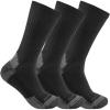 Carhartt Men’s SC6203M Midweight Cotton Blend Crew Sock 3-Pack(Black)