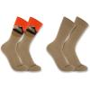 Carhartt Men’s SC9592M Midweight Synthetic-Wool Blend Mountain Crew Sock 2-Pack(Asst03 Green)