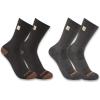 Carhartt Men’s SC9972M Midweight Logo Crew Sock 2-Pack(Assorted 1)
