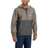 Carhartt Mens Storm Defender Relaxed Fit Lightweight Packable Jacket(Desert/Gravel)