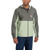 Carhartt Mens Storm Defender Relaxed Fit Lightweight Packable Jacket(Tender Greens/Dusty Olive)