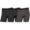 Carhartt Men’s Stretch Synthetic Blend 5” Boxer Brief 3 Pack(Assorted 01 Black)