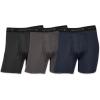 Carhartt Men’s Stretch Synthetic Blend 5” Boxer Brief 3 Pack(Assorted 02 Grey)