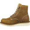 Carhartt Men’s Waterproof 6″ Moc Steel Toe Wedge Work Boot(Light Brown)