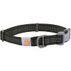 Carhartt Nylon Webbing Dog Collar, Fully Adjustable W/Durable Side Release Buckle, Hunter Orange, Large(Black)