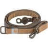 Carhartt Pet Durable Nylon Duck Leashes for Dogs, Reflective Stitching for Visibility, Blanket Stripe, One Size(Carhartt Brown (Nylon Canvas & Webbing))