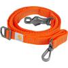 Carhartt Pet Durable Nylon Webbing Shock Absorbing Leash for Dogs, Reflective Stitching for Visibility, Carhartt Brown (Shock Absorbing), Large(Hunter Orange)