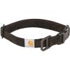 Carhartt Pet Fully Adjustable Webbing Collars for Dogs, Reflective Stitching for Visibility, Blanket Stripe, Large(Tarmac/Duck Camo)