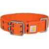 Carhartt Pet Fully Adjustable Wide Webbing Collar for Dogs, Heavy Duty Nylon for Walking & Training, Black, Medium(Blaze Orange)
