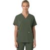 Carhartt Scrubs C13110 Women’s Force® Cross-Flex Modern Fit Oversized V(Olive)
