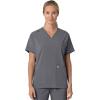 Carhartt Scrubs C13110 Women’s Force® Cross-Flex Modern Fit Oversized V(Pewter)