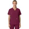 Carhartt Scrubs C13110 Women’s Force® Cross-Flex Modern Fit Oversized V(Wine)