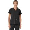 Carhartt Scrubs C13210 Women’s Force® Cross-Flex Modern Fit Flex Panel(Black)
