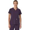Carhartt Scrubs C13210 Women’s Force® Cross-Flex Modern Fit Flex Panel(Black Plum)