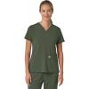 Carhartt Scrubs C13210 Women’s Force® Cross-Flex Modern Fit Flex Panel(Olive)
