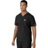 Carhartt Scrubs C16113 Force® Modern Fit V-Neck Top(Black)
