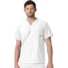 Carhartt Scrubs C16113 Force® Modern Fit V-Neck Top(White)