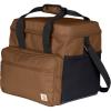 Carhartt Thick Foam Fully Insulated Cold Front Coolers, Premium Ice Retention, Durable Water Resistant Material W/Front Zippered Pocket(Oiled Walnut)