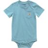Carhartt Unisex Baby, Short-sleeve Bodysuit Pocket T-shirt(Adriatic Blue)