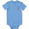 Carhartt Unisex Baby, Short-sleeve Bodysuit Pocket T-shirt(Baltic Sea)
