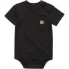 Carhartt Unisex Baby, Short-sleeve Bodysuit Pocket T-shirt(Caviar Black)