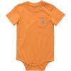 Carhartt Unisex Baby, Short-sleeve Bodysuit Pocket T-shirt(Exotic Orange)