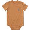 Carhartt Unisex Baby, Short-sleeve Bodysuit Pocket T-shirt(Papaya)