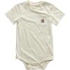 Carhartt Unisex Baby, Short-sleeve Bodysuit Pocket T-shirt(Turtledove Beige)