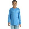 Carhartt Unisex Kids Long Sleeve Force Sun Defender T-Shirt(Bright Blue)