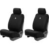 Carhartt Universal Nylon Duck Canvas Fitted Bucket Seat Cover, Durable Seat Protection with Rain Defender, Single, Black(Black)