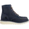 Carhartt Women’s 6-inch Moc Soft Toe Wedge Boots(Navy)