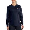Carhartt Women’s Flame Resistant Force Relaxed Fit Midweight Long-Sleeve Pocket T-Shirt(Dark Navy)
