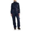 Carhartt Women’s Flame Resistant Rugged Flex Relaxed Fit Twill Coverall(Dark Navy)