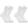 Carhartt Women’s Force Midweight Crew Sock 2 Pack(White)