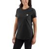 Carhartt Women’s Force Relaxed Fit Midweight Pocket T-Shirt(Black)