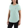 Carhartt Women’s Force Relaxed Fit Midweight Pocket T-Shirt(Blue Surf)