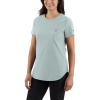 Carhartt Women’s Force Relaxed Fit Midweight Pocket T-Shirt(Dew Drop)