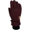 Carhartt Women’s GL0781W Women’s Insulated Duck/Synthetic Leather Knit Cuff Glo(Deep Wine)