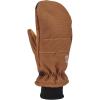 Carhartt Women’s GL0800W Women’s Insulated Duck Synthetic Leather Knit Cuff Mit(Carhartt Brown)