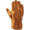 Carhartt Women’s GW0793W Women’s Duck/Synthetic Leather Open Cuff Glove(Carhartt Brown)