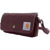Carhartt Women’s Horizontal Bag, Carries as a Crossbody, Clutch Or Waist Pack with Removable Strap(Horizontal Crossbody (Wine))