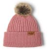 Carhartt Womens Knit Faux Fur Pom-pom Beanie(Rose Tint Nep)
